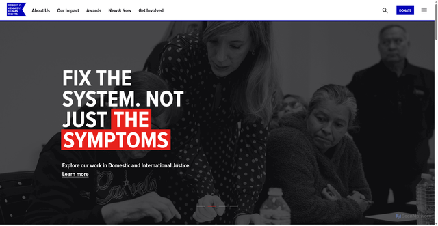 Security scan screenshot of https://rfkhumanrights.org/