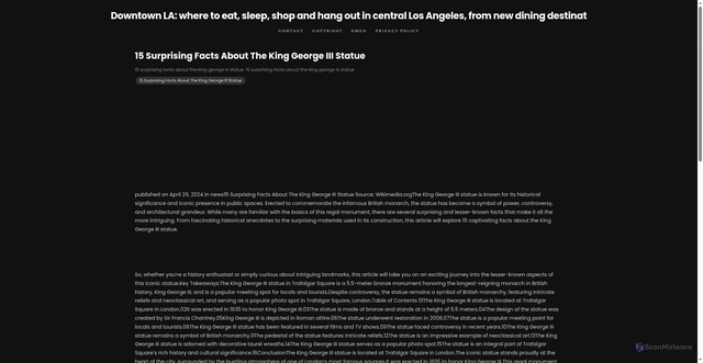 Security scan screenshot of https://ecolivingcentresitus-dptae4y6zjgw.edgeone.app/15-surprising-facts-about-the-king-george-iii-statue.html