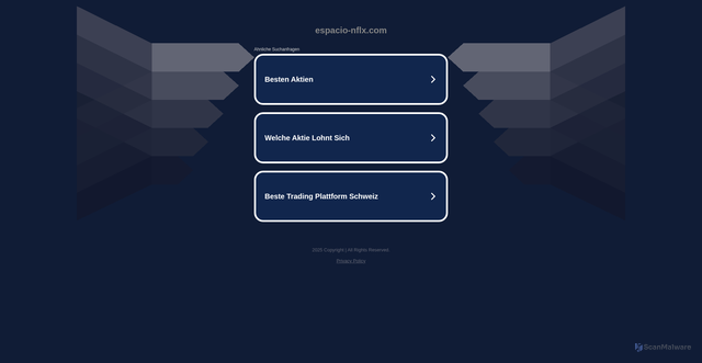 Security scan screenshot of https://espacio-nflx.com/