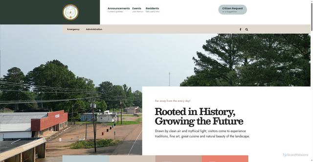 Security scan screenshot of https://pickensms.gov/