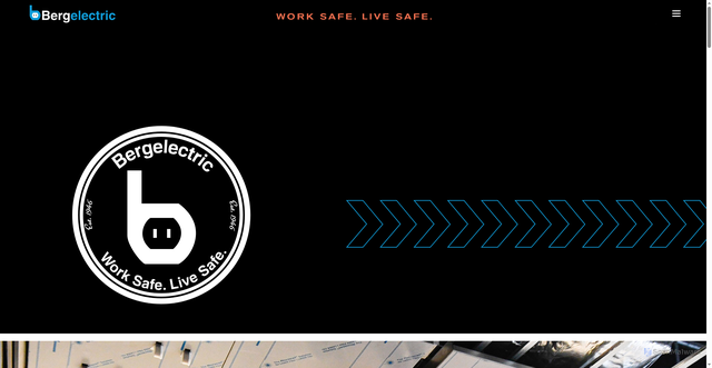 Security scan screenshot of https://bergelectric.com