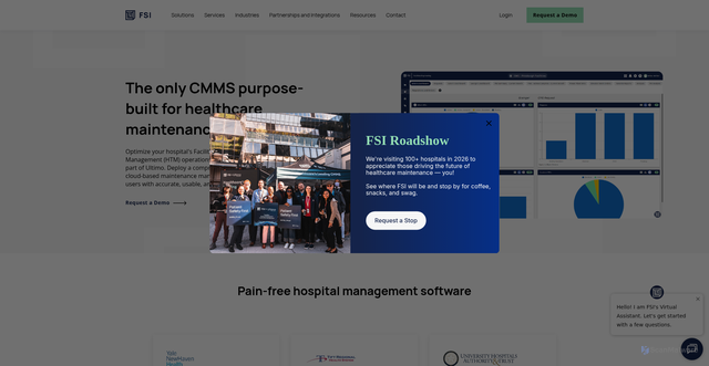 Security scan screenshot of https://www.facilitiessurvey.com