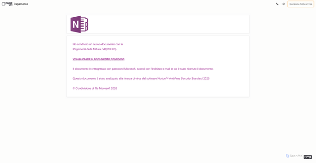 Security scan screenshot of https://www.pageon.ai/s/share/112964/pagamento