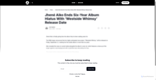 Security scan screenshot of https://www.sszradio.com/p/jhen-aiko-ends-six-year-album-hiatus-with-westside-whimsy-release-date