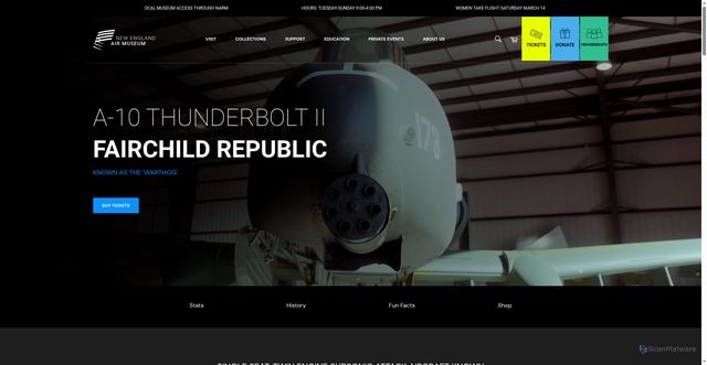 Security scan screenshot of https://neam.org/pages/x-a-10