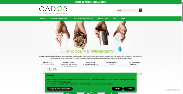 Security scan screenshot of https://cados.it/