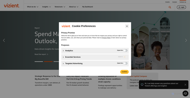 Security scan screenshot of https://vizientinc.com