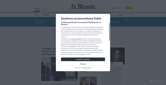 Security scan screenshot of https://belsunce.distrib-mrelay-fr.com/