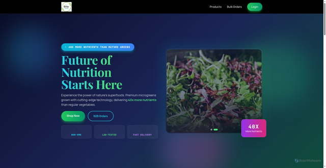 Security scan screenshot of https://tinyharvestm.com/