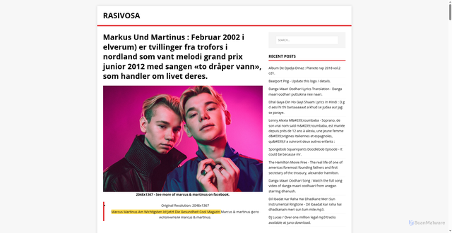Security scan screenshot of https://vosasira.pages.dev/post/markus-und-martinus/
