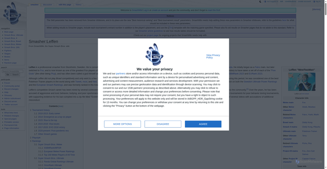 Security scan screenshot of https://www.ssbwiki.com/Smasher:Leffen
