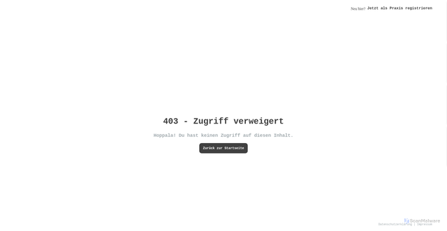 Security scan screenshot of https://auth-dev.therame.de/