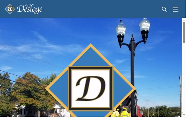 Security scan screenshot of https://desloge-mo.gov/