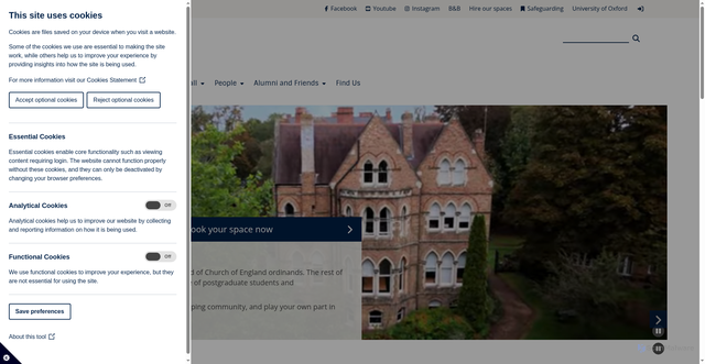 Security scan screenshot of https://www.wycliffe.ox.ac.uk/