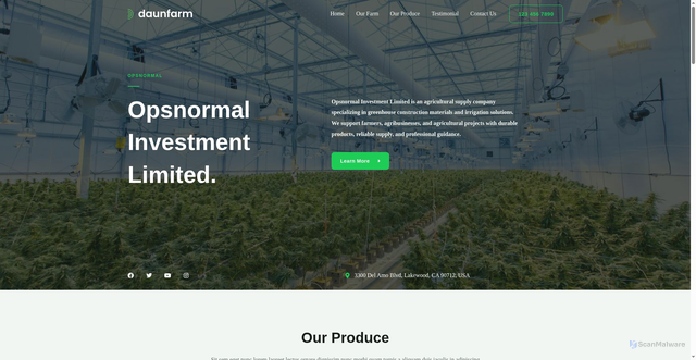 Security scan screenshot of https://opsnormall.com/