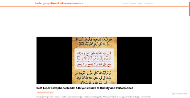 Security scan screenshot of https://kanvaskreatifbytes-dphjg3bwhdng.edgeone.app/best-tenor-saxophone-reeds.html