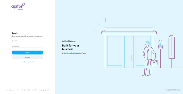 Security scan screenshot of https://mookee.apifon.com