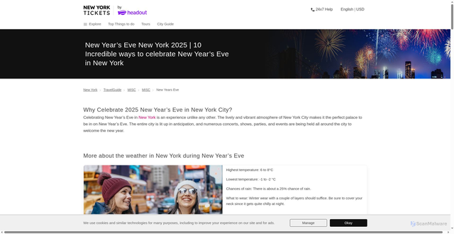 Security scan screenshot of https://www.new-york-tickets.com/travel-guide/art-and-culture/events-in-new-york/new-years-eve/