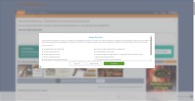 Security scan screenshot of https://www.muzzleloadingforum.com