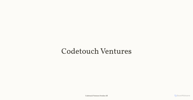 Security scan screenshot of https://codetouch.com