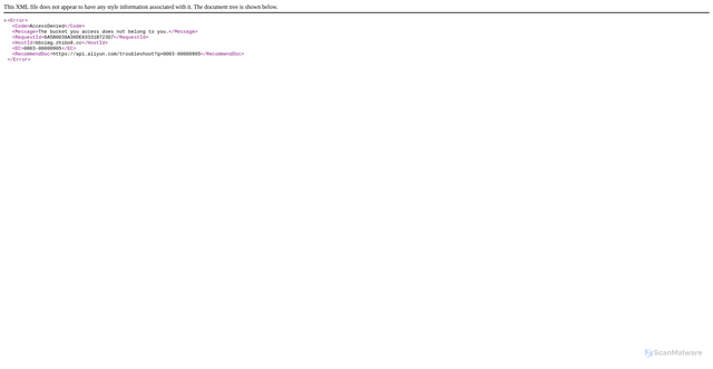 Security scan screenshot of https://bbsimg.zhibo8.cc