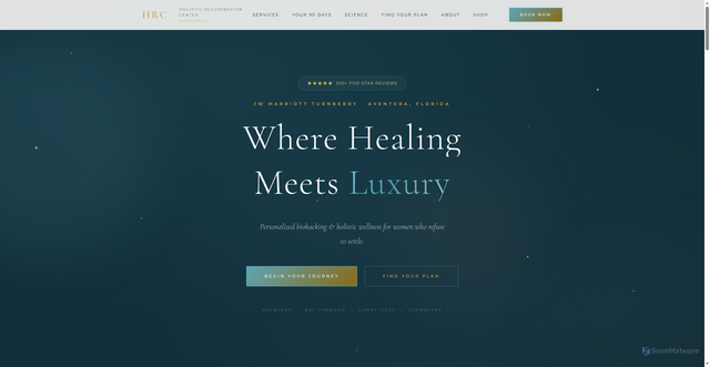 Security scan screenshot of https://hrc-website.pages.dev/