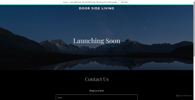 Security scan screenshot of http://doorsideliving.com/