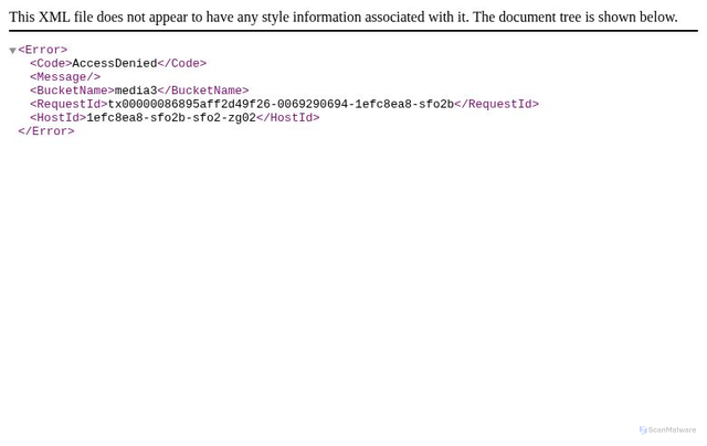 Security scan screenshot of https://media3.risky.biz/