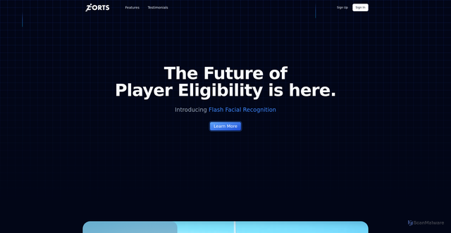 Security scan screenshot of https://zortssports.com