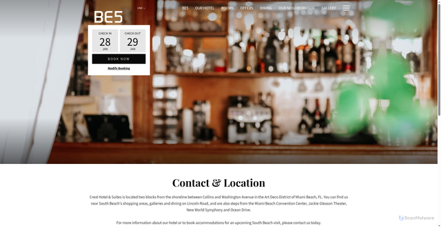 Security scan screenshot of https://jp-webperf-be5-test-1.xo7test.com/contact-and-location