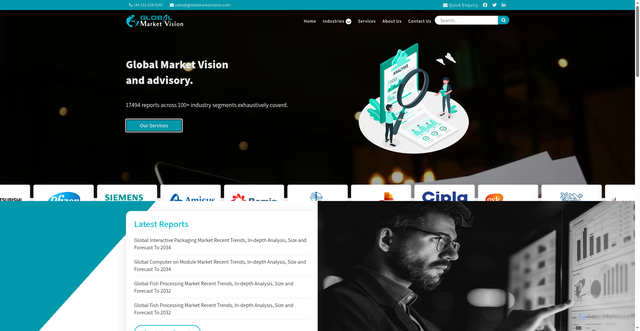Security scan screenshot of https://www.globalmarketvision.com