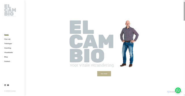Security scan screenshot of https://elcambio.nu