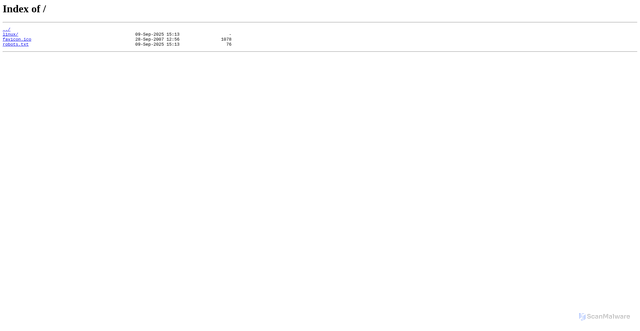 Security scan screenshot of https://linux-mirrors.fnal.gov
