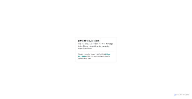 Security scan screenshot of https://service-helpcenter9192.netlify.app/
