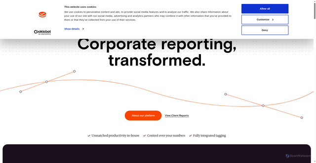 Security scan screenshot of https://tangelo.nl