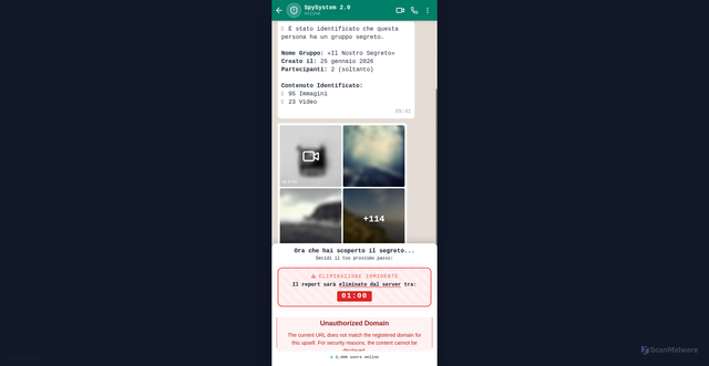 Security scan screenshot of https://up1ita.pages.dev/