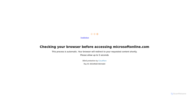 Security scan screenshot of https://kcercv05o9um1sww.pages.dev