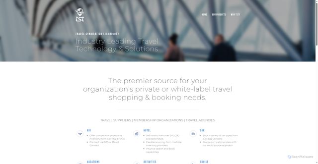 Security scan screenshot of https://tstllc.net