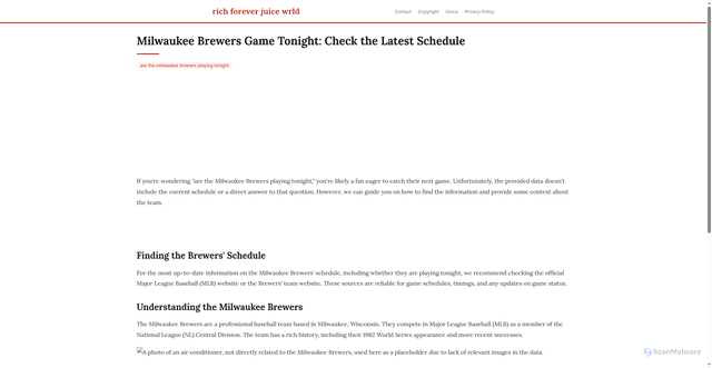 Security scan screenshot of https://duniacloudblog-dpurmyvdlpxs.edgeone.app/are-the-milwaukee-brewers-playing-tonight.html