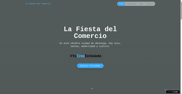 Security scan screenshot of https://fiesta-comercio.lovable.app/