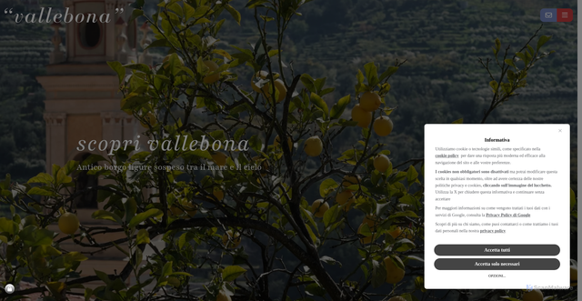 Security scan screenshot of https://www.vallebona.info/