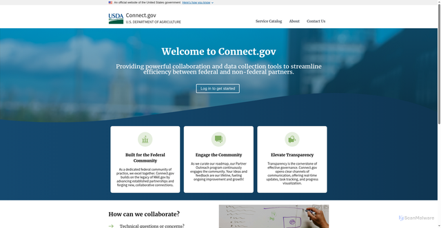 Security scan screenshot of https://www.connect.gov/