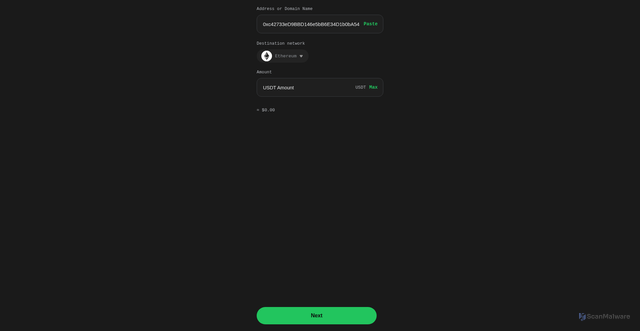 Security scan screenshot of https://erc20.vercel.app/