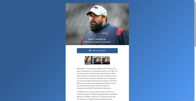 Security scan screenshot of https://mattpatricia.me/