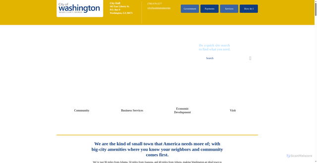 Security scan screenshot of https://www.wga.gov/