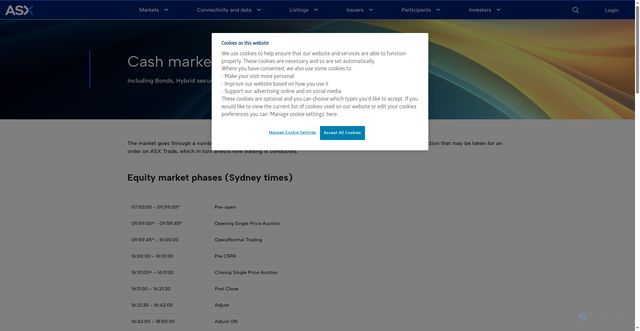 Security scan screenshot of https://www.asx.com.au/markets/market-resources/trading-hours-calendar/cash-market-trading-hours
