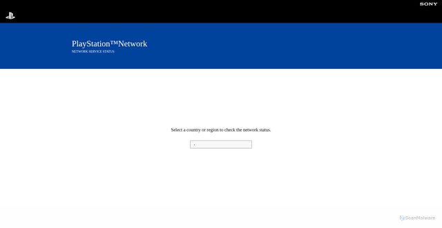 Security scan screenshot of https://status.playstation.com/