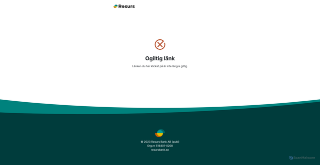 Security scan screenshot of https://customerflow.resurs.com/