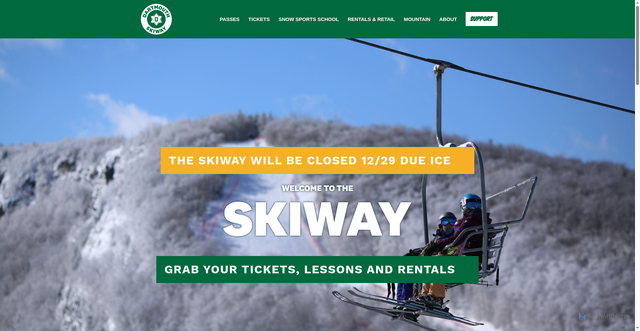 Security scan screenshot of https://dartmouthskiway.com/