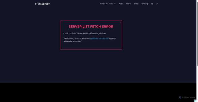 Security scan screenshot of https://panyanting.pages.dev/id